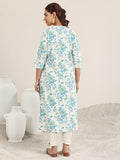 Libas Women'S Cotton Printed Regular Kurta (29416O Off White Off White Xl