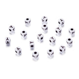 240pcs Opaque Acrylic Letter Y Cube Beads White Plastic Alphabet Loose Spacer Square Beads 4-5mm for DIY Name Bracelet Necklace