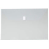 JAM PAPER Plastic Envelopes with Hook & Loop Closure - Jumbo Booklet - 12 x 18 - Clear - 12/Pack
