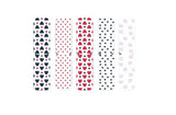 woopme Set of 5 Magnetic Cute Colorful Hearts Bookmark for Book Lovers Readers Students Gift Magnetic Page Clips Folding