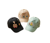 Queery Packof 3 (Random Color) Pack Of 3, Baseball Toddler Cap Adjustable Cotton Cap Lightweight & Comfortable Perfect Outdoor U