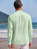 Leriya Fashion Men'S Solid Regular Fit Shirt (Lf-Ms-6242_Green