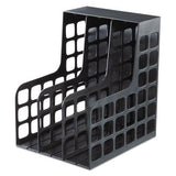 Pendaflex - Decorack Plastic Magazine File Two Snap-In Dividers 9 X 10 5/8 X 12 Black Product Category: Desk Accessories & Works