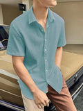 Dhruvi Trendz Mens Polly Cotton Men'S Casual Shirt Regular Fit Casual (Dt-Ms-6130_Blue_M)