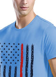 Adro Men'S Regular Fit T-Shirt (Rnr-M-Usa-Sk_Skyblue_S)