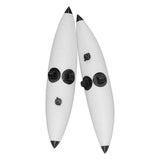 KUNPENG 2-Piece Kayak Stabilizer System - Adjustable Outrigger Floats with Heavy-Duty PVC Buoyancy Barrels for Enhanced Stabilit