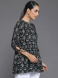 Libas Women'S Viscose Rayon Printed A-Line Kurtis (29626C Black