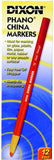 PHANO CHINA MARKERS RED PACK OF 12