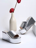 Shoetopia Women'S Flat Sandal (5 Uk),Silver,5,B0C3RLNRF8