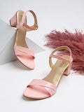 Shoetopia Girls Girls-Heel-1700 Pink Heeled Sandal - 5 Uk (Girls-Heel-1700-Pink),Pink,5,B0CQK5N99Z