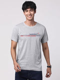 Adro Men'S Graphic Printed 100% Cotton T-Shirt - Regular Fit, Printed T-Shirts For Men (Rn24-Rac-Gr_Grey_2Xl)