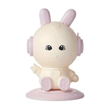 Bunny Shaped Rotatable Pen Stand, 360 Rotating Desk Organizer for Kids, Cute Pencil Holder with Stable Base, Multifunctional Sta