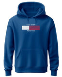 ADRO Hoodies for Men 320 GSM Soft Cotton Hoodie Fabric Long Lasting Printed Hoodies for Winter | Mens Hoodies | Sweatshirt for Men|H24-FLAG-RB-S Royal Blue,Royal Blue