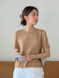 Wedani Solid Regular Fit Jeans Korean Western Tops For Women Stylish,Beige,M,,,