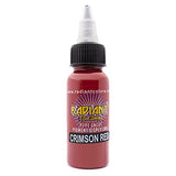 Radiant Colors Tattoo Ink Professional Tattooing Inks Fluid Vegan Pigments 1/2 oz Half Ounce Crimson Red