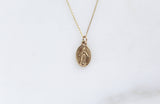 14k Gold Miraculous Medal Necklace