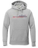 Adro Men'S Cotton Blend Neck Hooded Sweatshirt (H24-Rac-Gr_Grey,GreyApparel,L