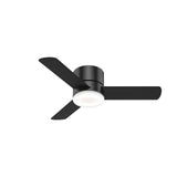 Hunter 59453 Minimus Ceiling Fan 44 inches Matte Black