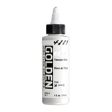 High Flow Acrylics by GOLDEN, Titanium White, 4 fl. oz. Bottle, Professional Acrylic Paint, SemiOpaque