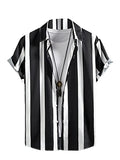 Lookmark Casual Shirt For Men|| Shirt For Men|| Men Stylish Shirt || Men Printed Shirt(Shirt 37-S) Black