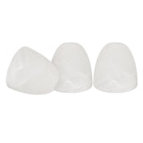 Voguad 3 Pack Bell Shaped Alabaster Glass Shade, Traditional Style Lighting Fixture Shade Replacement for Ceiling Fan Lights Wal