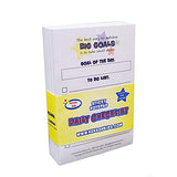 Sticky Note Pad Daily Checklist by Kenson Kids - 10 Pack (250 Sheets) - 4x6Task Planner, Day Scheduling to do List, Goal Set