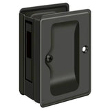 Deltana SDAR325U10B Heavy Duty Pocket Lock; Adjustable; 3-1/4 x 2 1/4 Sliding Door Receiver; Oil Rubbed Bronze Finish