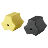 Stork HavskL Usb Anchor, 2Piece, Black/Yellow, Cable Organiser For Flat Surfaces, Magnetic, Abs Plastic