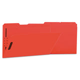 Legal Size Top Tab Folders, 2 Fasteners, 1/3 Tab, Red, 50/Box (UNV13527)