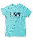 Adro No Rules No Limits Mens Printed T-Shirt (Rnr-M-Lim-Mi_Mint_L)