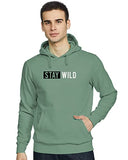 Adro Men'S Stay Wild Design Printed Hooded Neck Cotton Hoodies (H21-M-Stay-Pt_Pista_S)