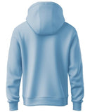 Adro Men'S Cotton Neck Hooded Sweatshirt (H22-M-Pln-Sk_Skyblue_Xl)