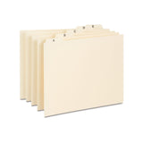 Staples A-Z Index File Guide, Letter, Manila, 25/Set (ST118257)