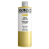 Fluid Acrylics by GOLDEN, Naples Yellow Hue, 16 fl. oz. Bottle, Professional Acrylic Paint, SemiOpaque