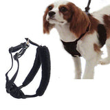 Yuppie Puppy Medium Black Anti Pull Mesh Dog Harness Neck Sizes 10-16