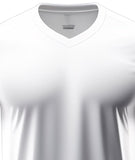 Adro Mens V Neck T-Shirt|100% Combed Cotton T-Shirt|V-Neck Half Sleeve T-Shirt|Vn24-M-Pln-Wh-S White
