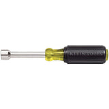 Klein Tools 6301/4 1/4Inch Tip Nut Driver with 3Inch Hollow Shaft and Cushion Grip Handle, Made in USA