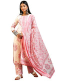 Libas Women'S Cotton Kurta Set (49064_Off White
