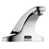 Sloan SF-2300 Sensor Activated Touch-Free Faucet, Commercial Grade with Mounting Hardware - 0.5 GPM Hardwired-Powered Deck-Mount
