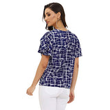 Oomph! Women'S Crepe Tunic Top - Azure Blue,Azure Blue,Azure Blue,L