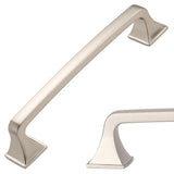 KOOFIZO 10 Pack 5 Inch Brushed Nickel Kitchen Cabinet Pulls Satin Silver Cabinet Handles Nickel Cabinet Hardware for Kitchen Cab
