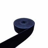 Navy Blue Velvet Ribbon 1 inch for Christmas Wreath Decoration Handmade Craft Ornaments Gift Wrapping & Bow Making (Navy, 1-5 Ya