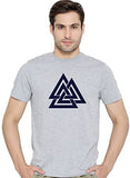 Adro Triangle Mens Printed T-Shirt (Rnr-M-Tkt-Gr_Grey_M)
