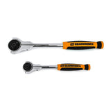 GEARWRENCH 2 Pc. 1/4 & 3/8 Drive 72 Tooth Dual Material Roto Ratchet Set - 81223