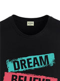 Adro Tshirt For Men | Printed T Shirt For Men | 100% Cotton T-Shirt |Printed T Shirt | T-Shirts | Rn24-Dba-Bl-Xl Black