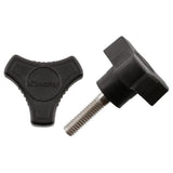 Scotty 1135 Star Knob, 2 Pack Black, 5/16 x 21/4Inch