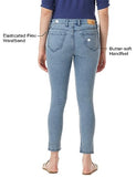 INKD Women's Buttersoft Mid-Rise Skinny Fit Jeans- Stretchable,Sky Why