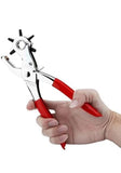 Revolving Leather Punch Pliers Or Punching Machine With 6 Hole Sizes For Leather Belts, Watch Bands, Bags, Dog Collars, Fabric,
