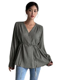 Leriya Fashion Women'S Solid Regular Fit Top (Lf-W2052_Green S)