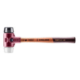 Halder Simplex Soft-Faced Mallet 3027.040 - Medium-Hard Rubber Insert, Hard Superplastic Insert, Cast Iron Housing with Handle P